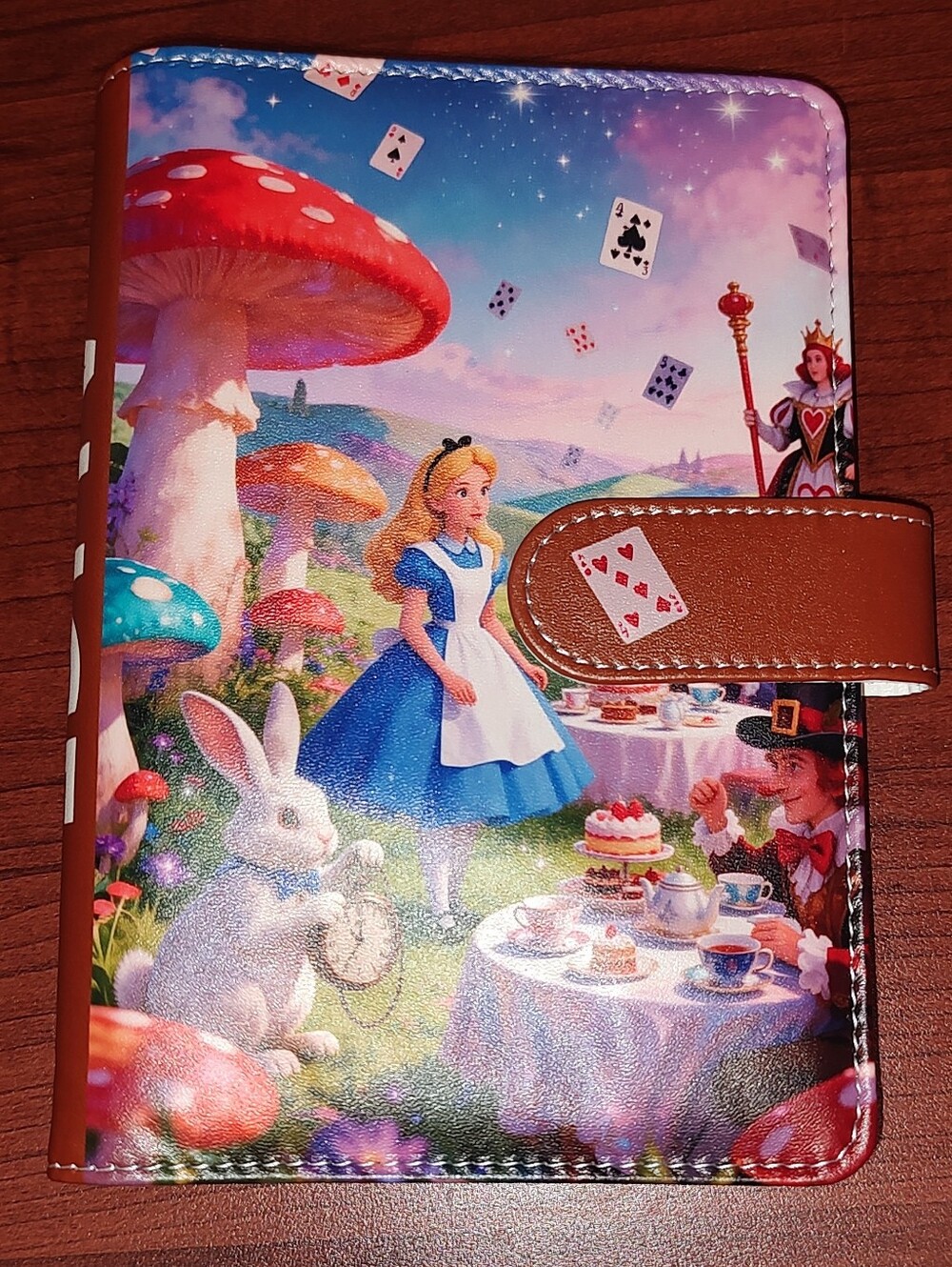 New! A6 Alice In Wonderland Binder Notebook With Paper